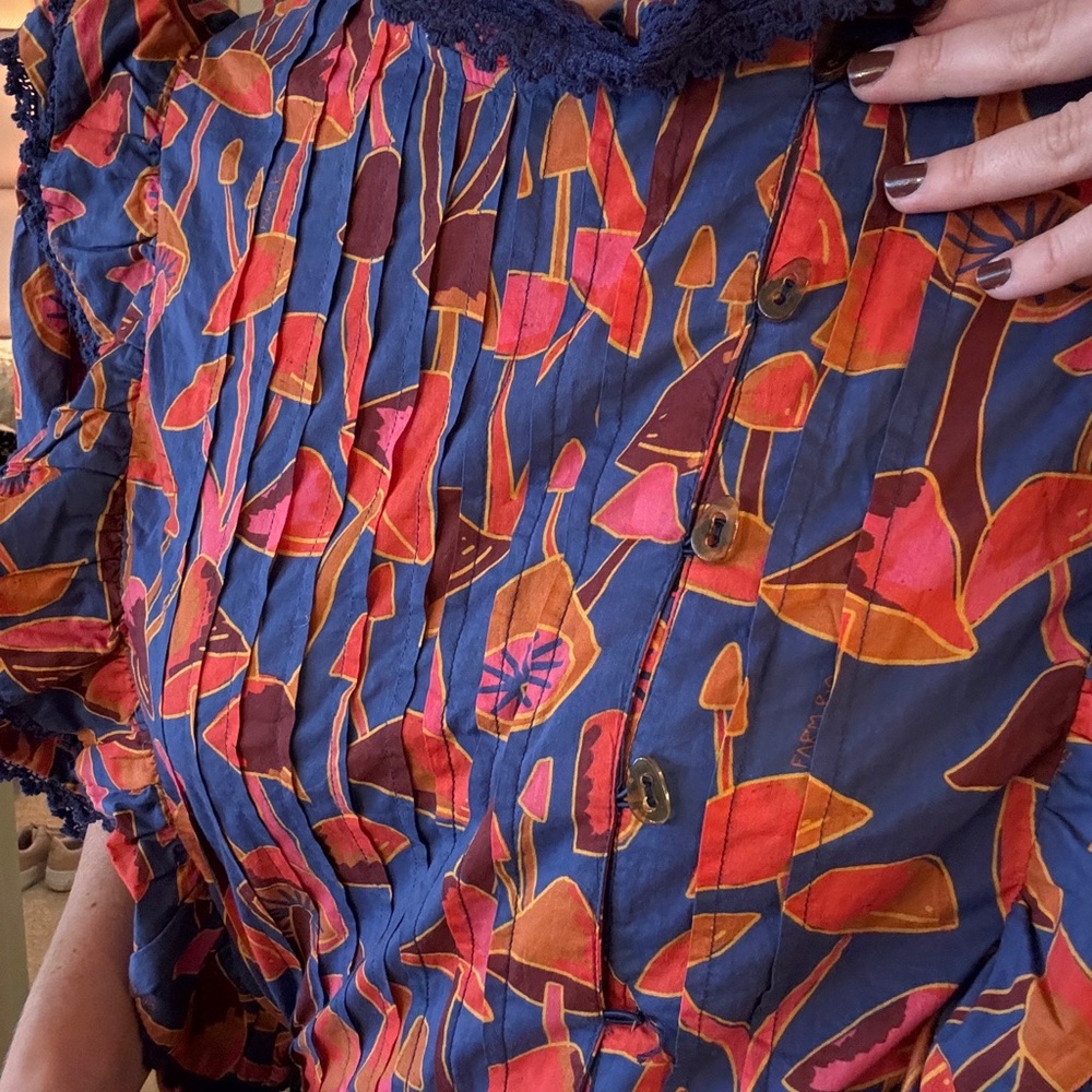 FARM Rio Multicolor Ruffled Blouse - Picture 4 of 7